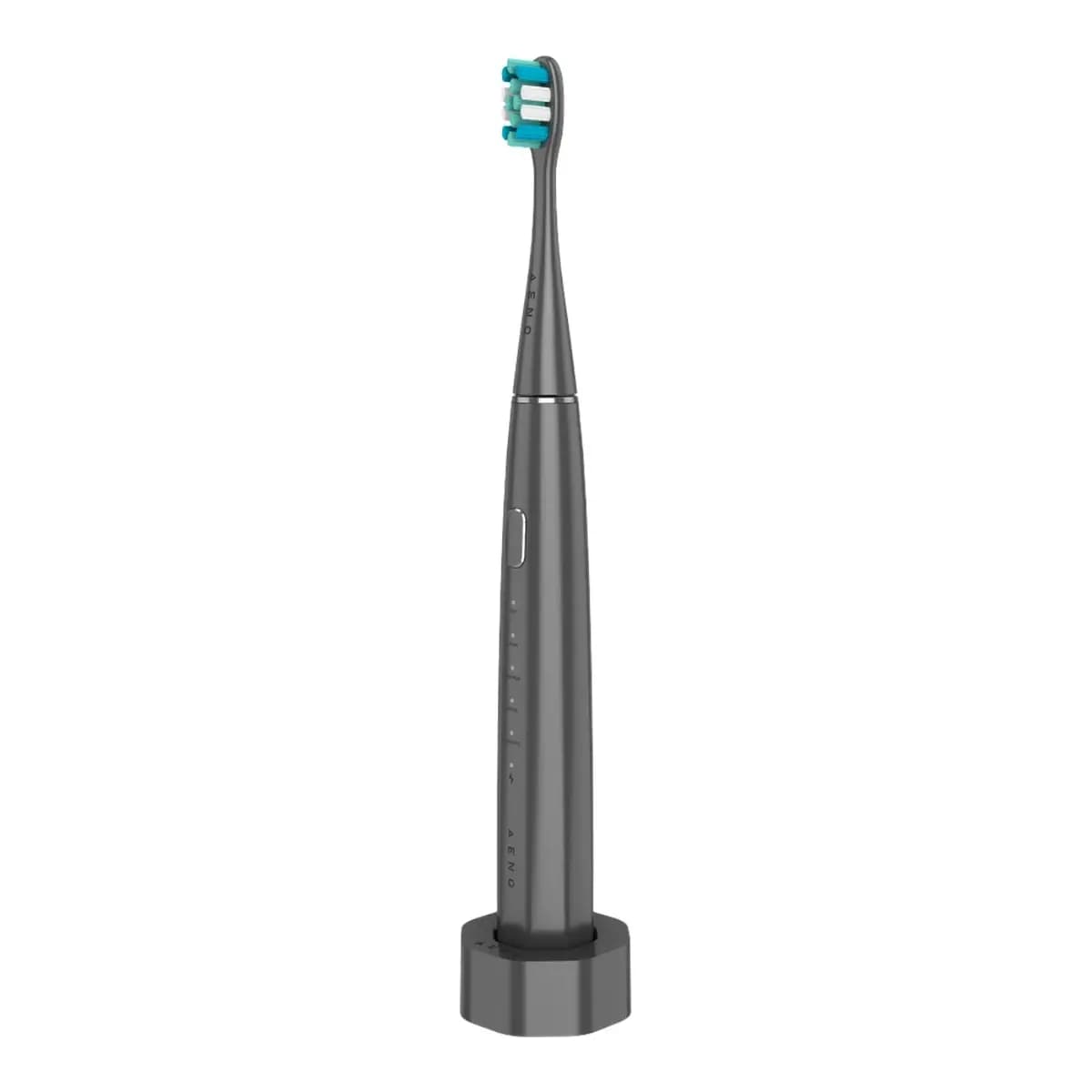 AENO Električna četkica za zube Wireless Tooth Brush Grey, 1400mAh, 3 nastavka, 5 načina rada, Sivo-crna