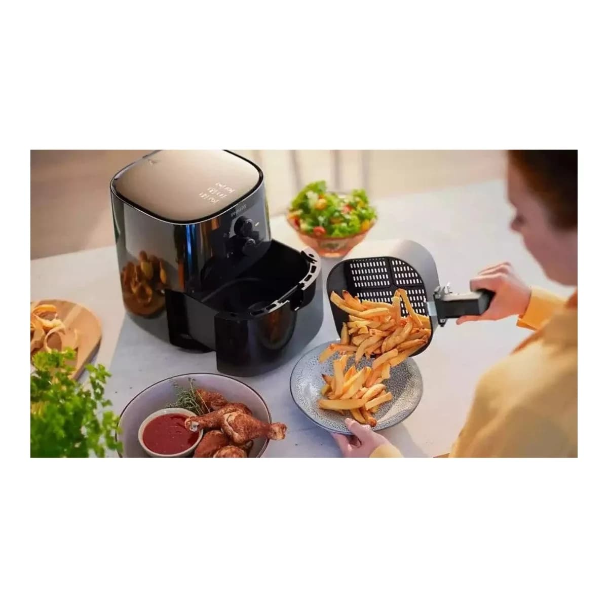 PHILIPS Friteza na vrući zrak HD9200/90, Crna, 24 mjeseca garancija