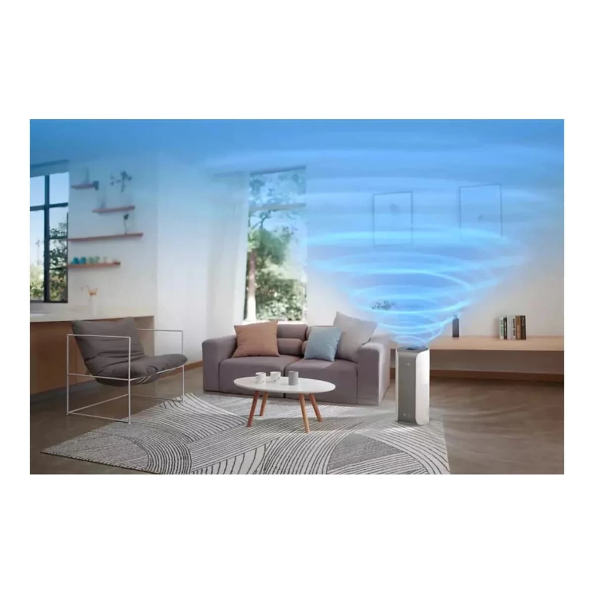 PHILIPS Prečišćivač zraka AC3858/51, 500 m³/h, do 70 m², PM2.5 senzor, 60W