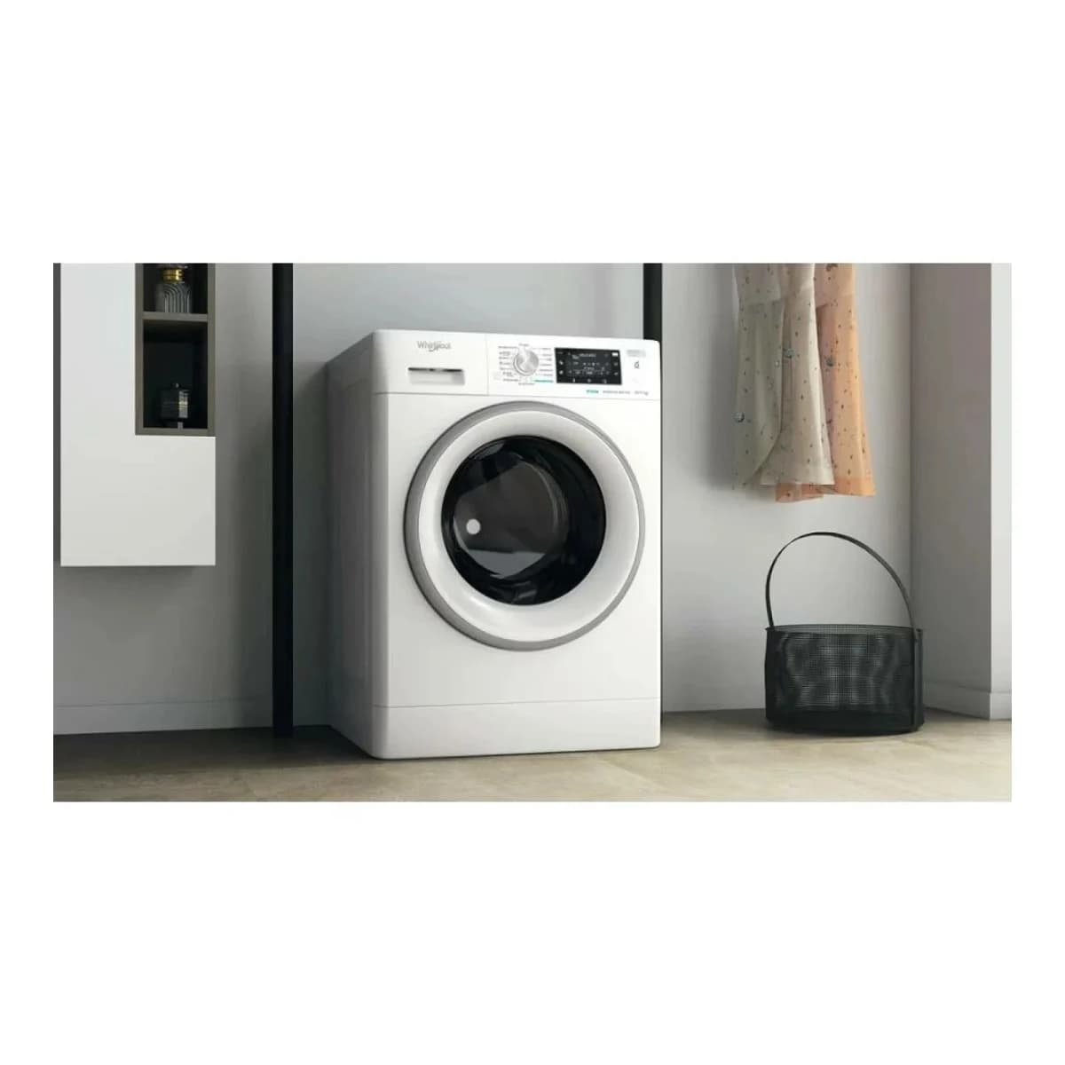 WHIRLPOOL Mašina za pranje i sušenje veša FFWDD 1076258 SV, Pranje 10kg, Sušenje 7kg, 1600 RPM, Inverter motor