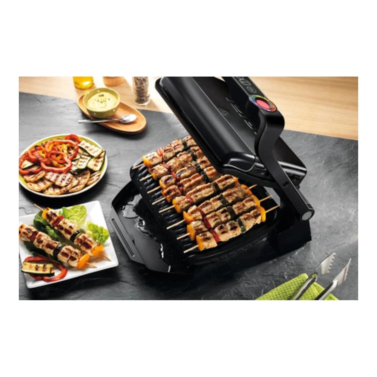 TEFAL Roštilj GC712834, Crna boja, 24 mjeseca garancija, 175x365 mm
