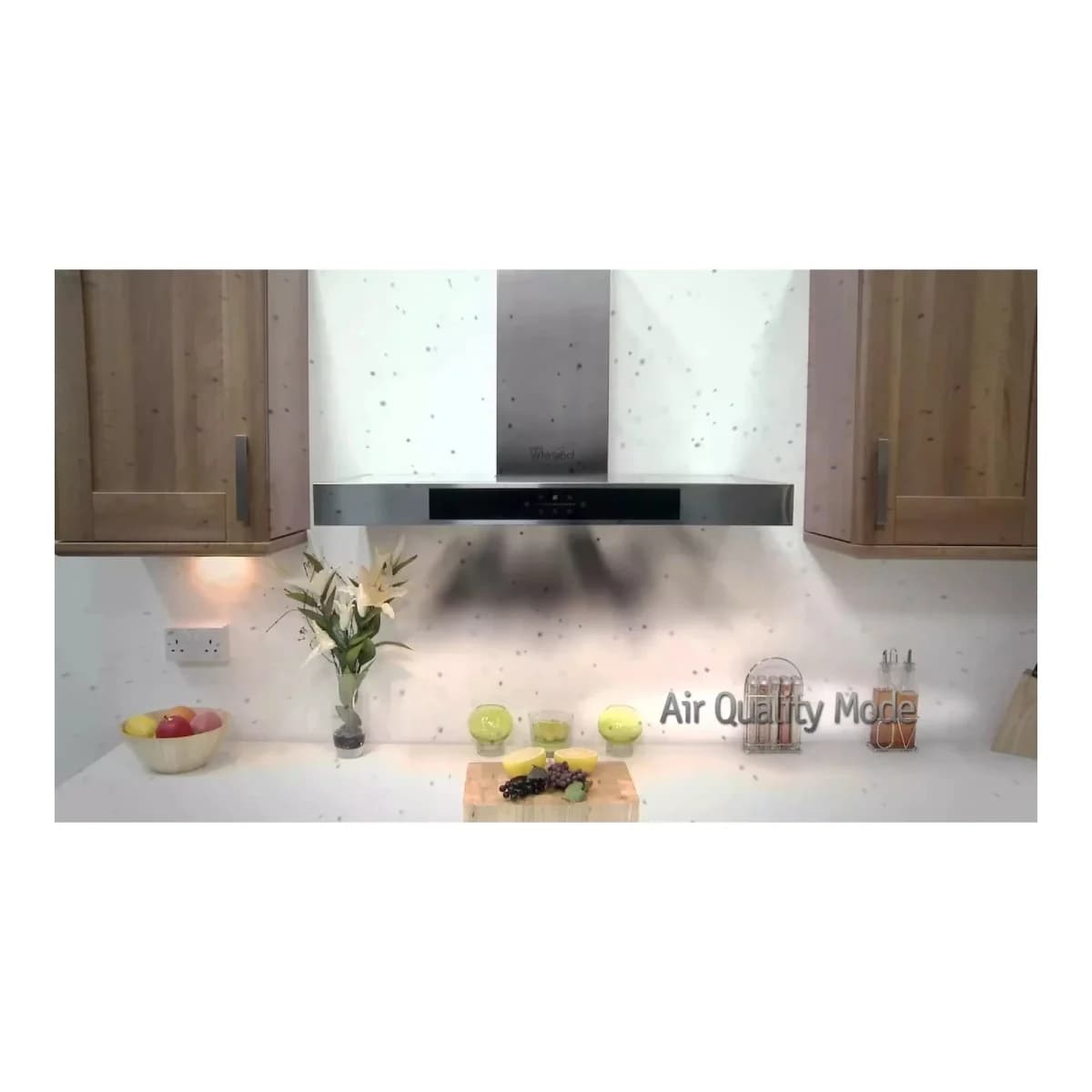 WHIRLPOOL Napa AKR 891 IX, 90 cm, 506 m³/h, Inox, 65 dB