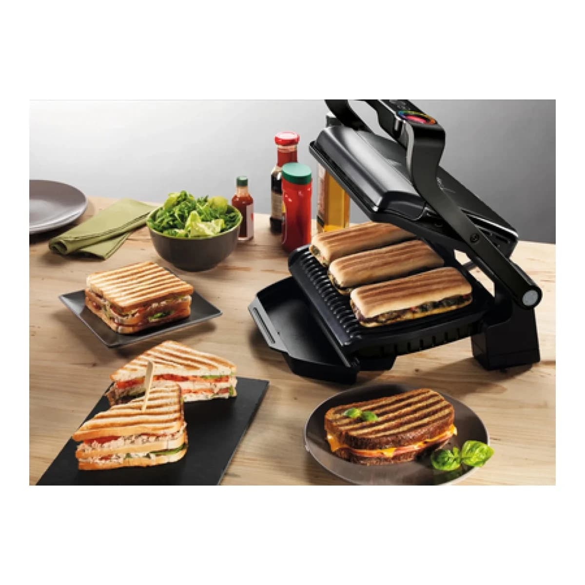 TEFAL Roštilj GC712834, Crna boja, 24 mjeseca garancija, 175x365 mm