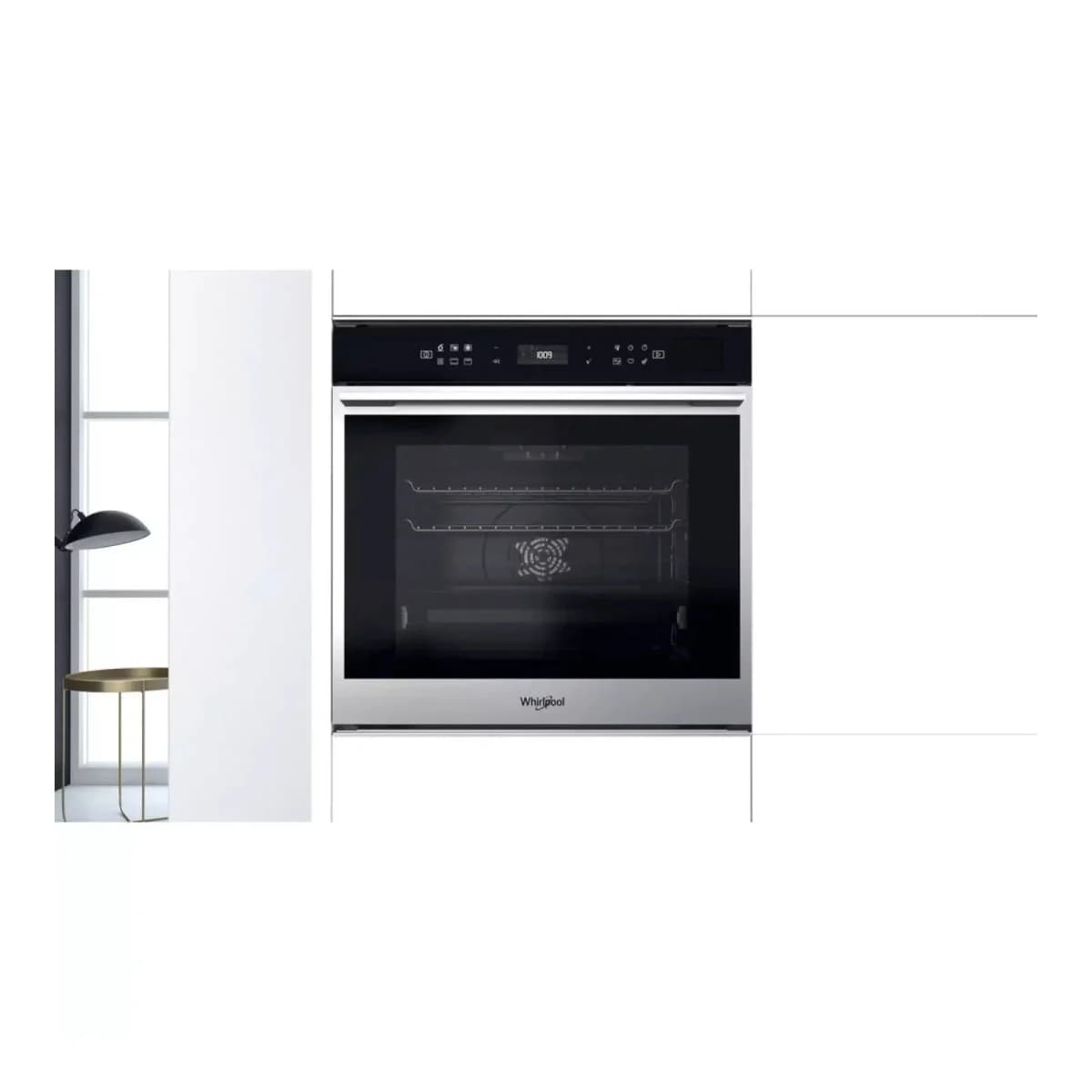 WHIRLPOOL Pećnica W7 OS4 4S1 P, 73L, Piroliza, A+, 3650W, Crna