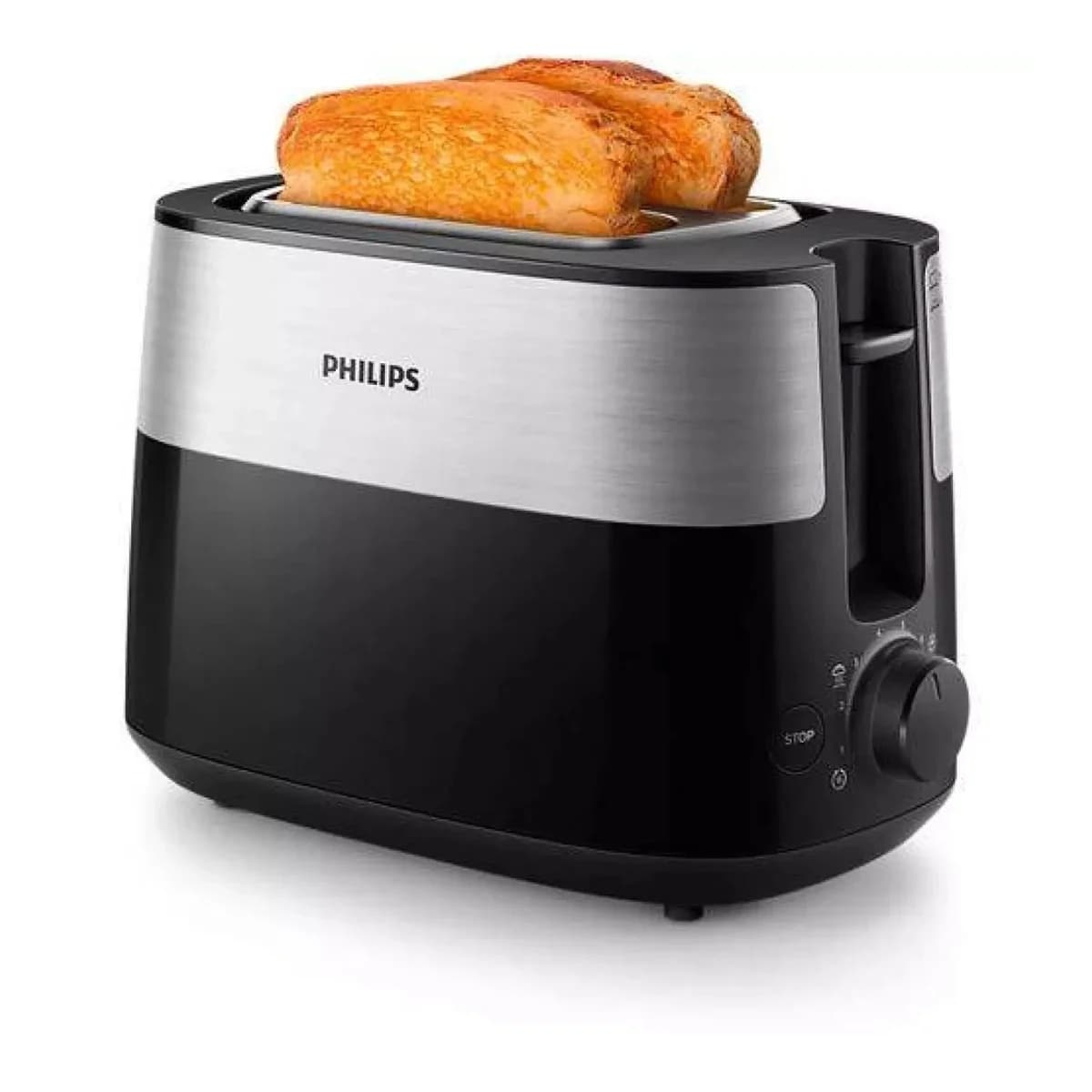 PHILIPS Toster HD2516/90, 830 W, Crna, Automatsko isključivanje