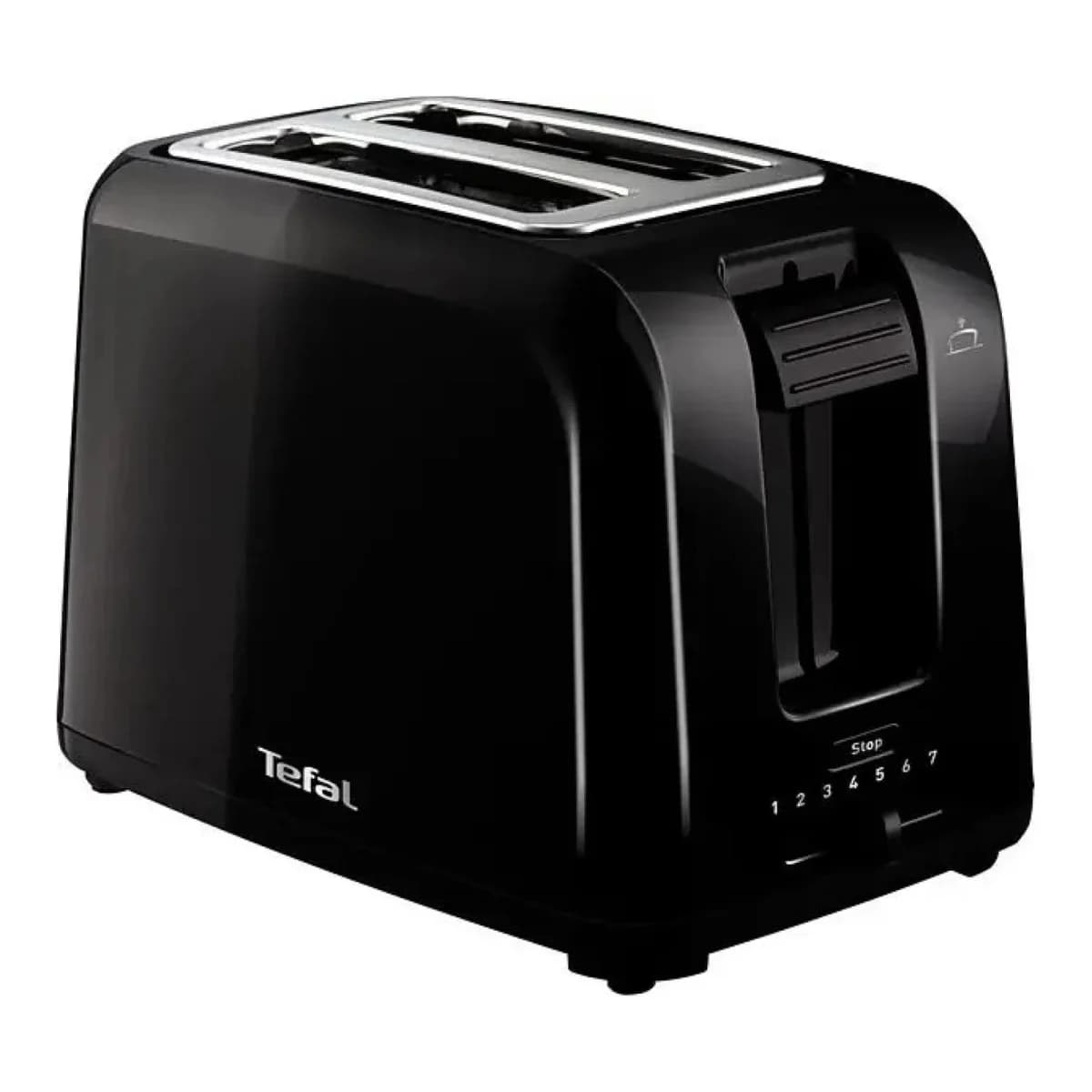 TEFAL Toster TT1A1830, 800 W, Crna/Nehrđajući Čelik, 2 Utora