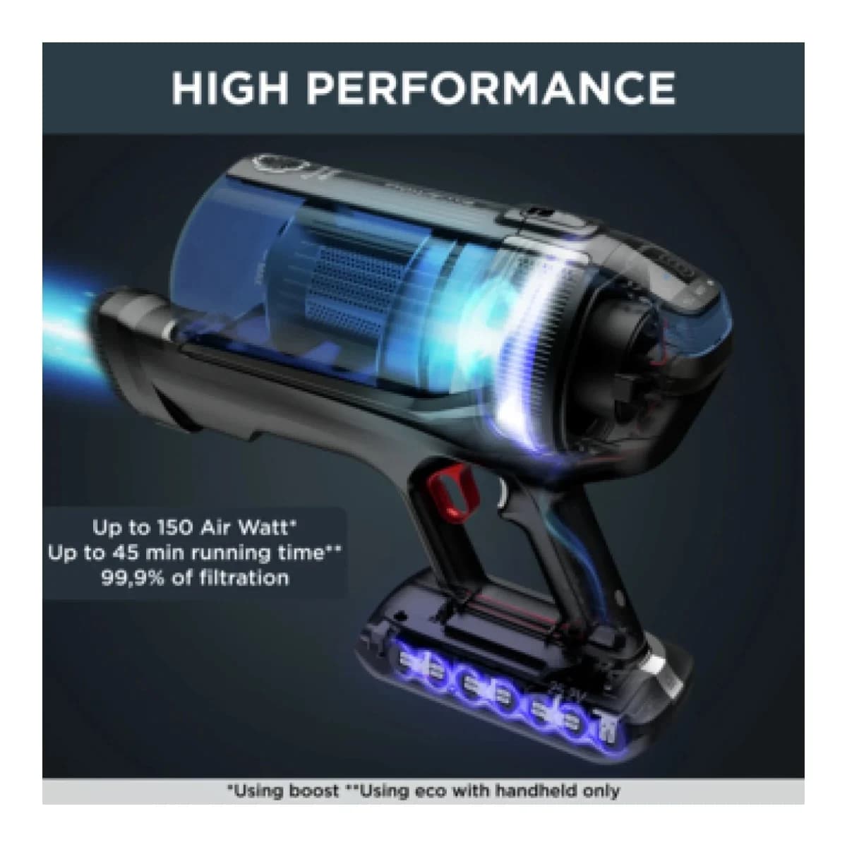 ROWENTA Štapni usisivač RH98C0WO, 320W, 45 min autonomija, 0.9L, 82dB