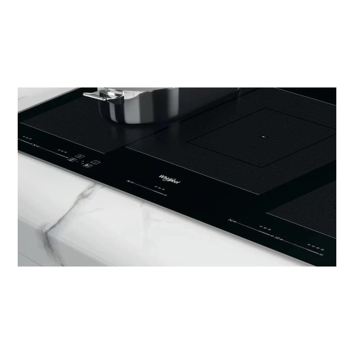 WHIRLPOOL Indukcijska ploča WT1090BA, Širina 90 cm, Crna, 5 zona, Touch Control