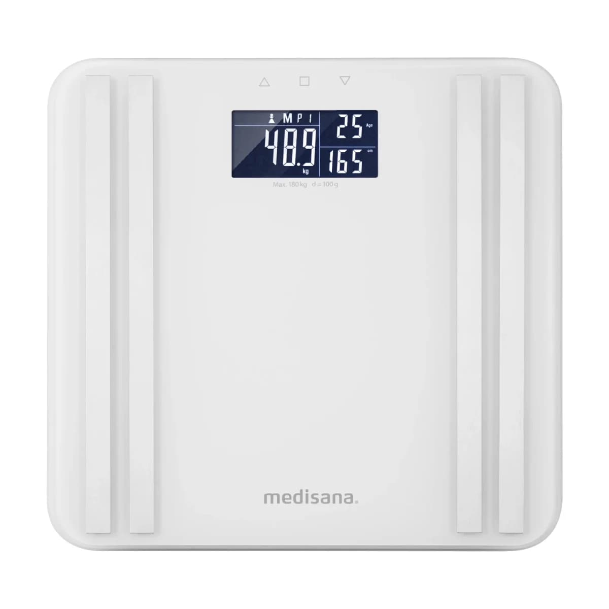 MEDISANA Digitalna osobna vaga BS465, Analiza tjelesne kompozicije, LCD zaslon, Garancija 36 mjeseci