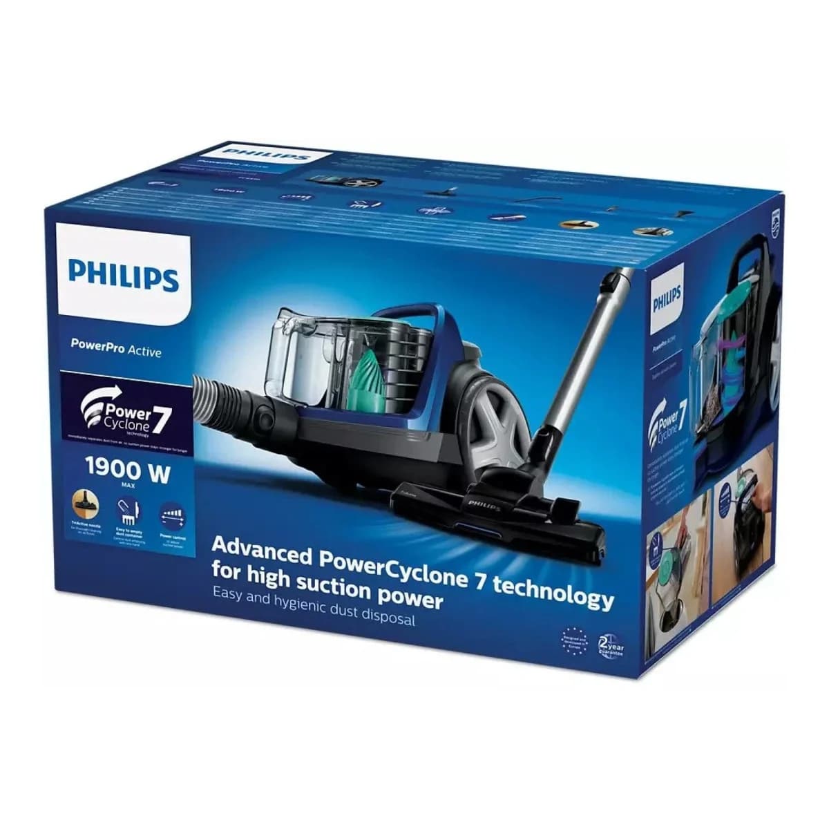 PHILIPS Usisivač FC9570/01, 1900W, 1.5L, 82dB, Plavi