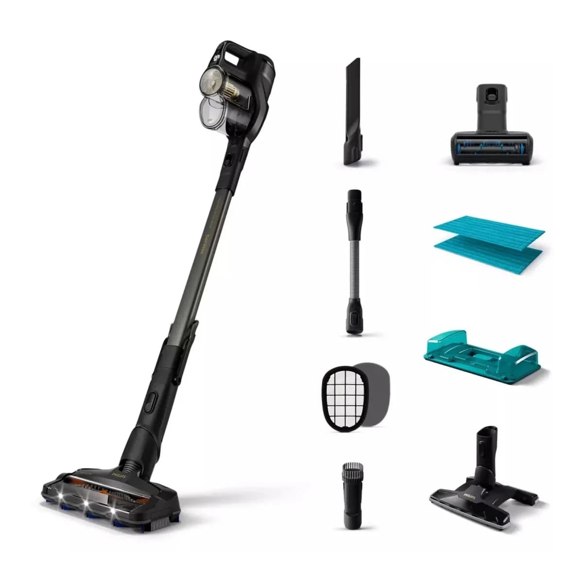 PHILIPS Štapni usisivač XC8349/01, 25V, Vrijeme rada 80 min, Zapremina 0.6L, 84dB