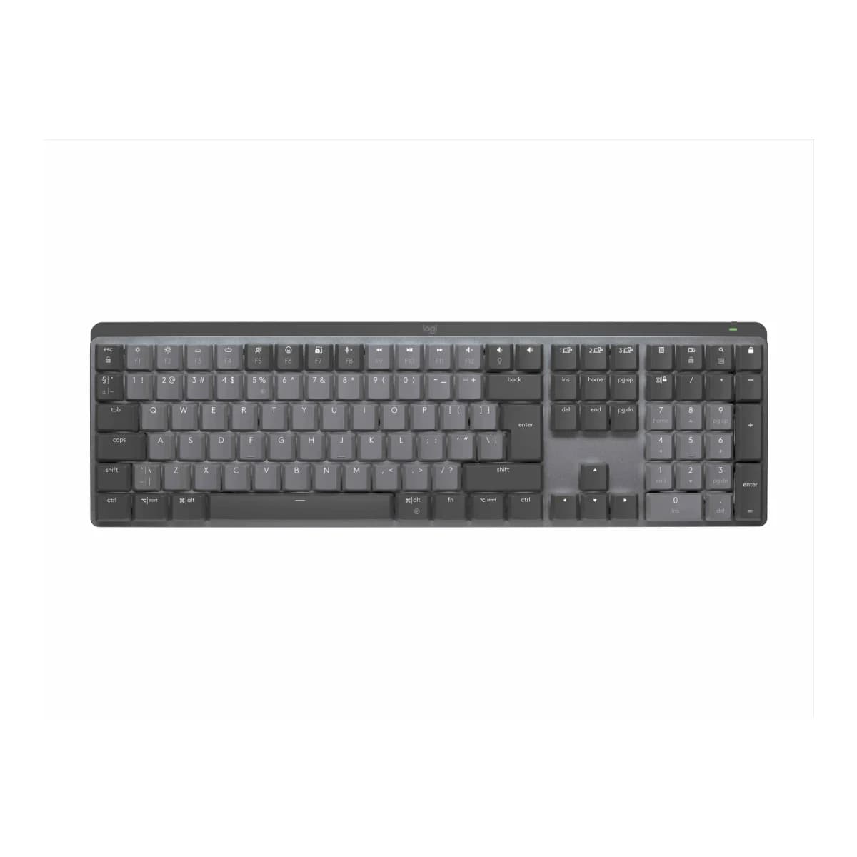 LOGITECH Tastatura MX Mechanical, Wireless, Bluetooth, Clicky Switches, Graphite, US INT'L