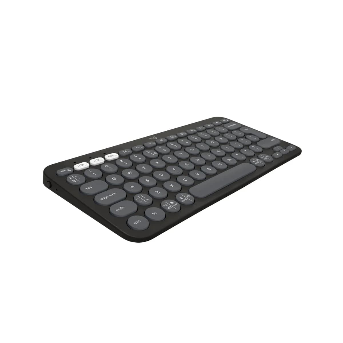 LOGITECH Tastatura Pebble Keys 2 K380s, Bluetooth, Slim, Minimalist, Tonal Graphite, US Layout
