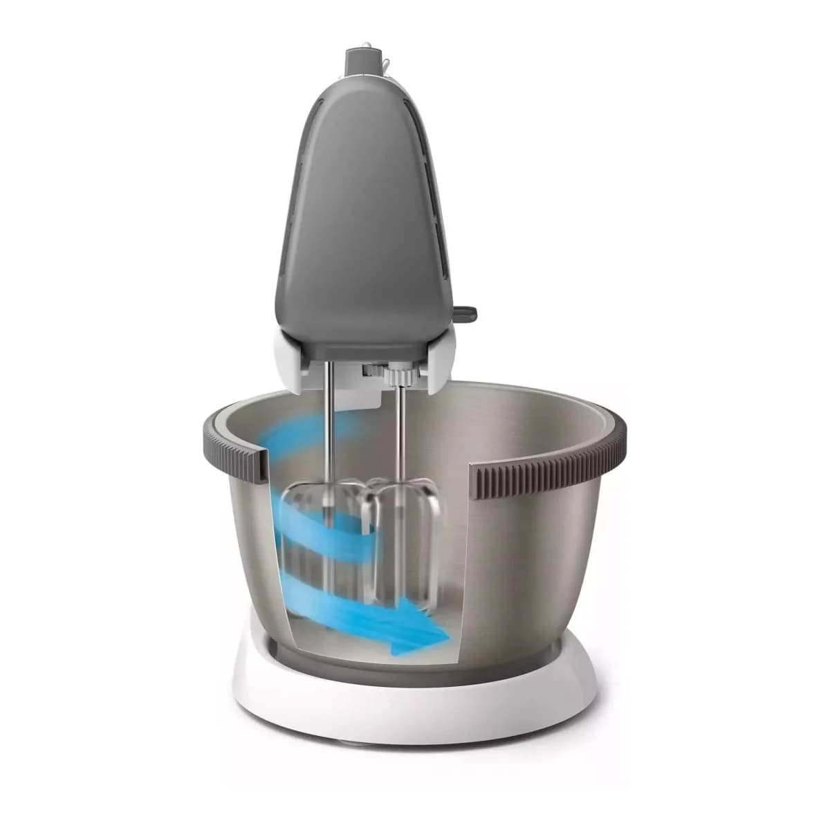 PHILIPS Mikser HR37500, 450 W, 5 Brzina, Sivo-bijeli