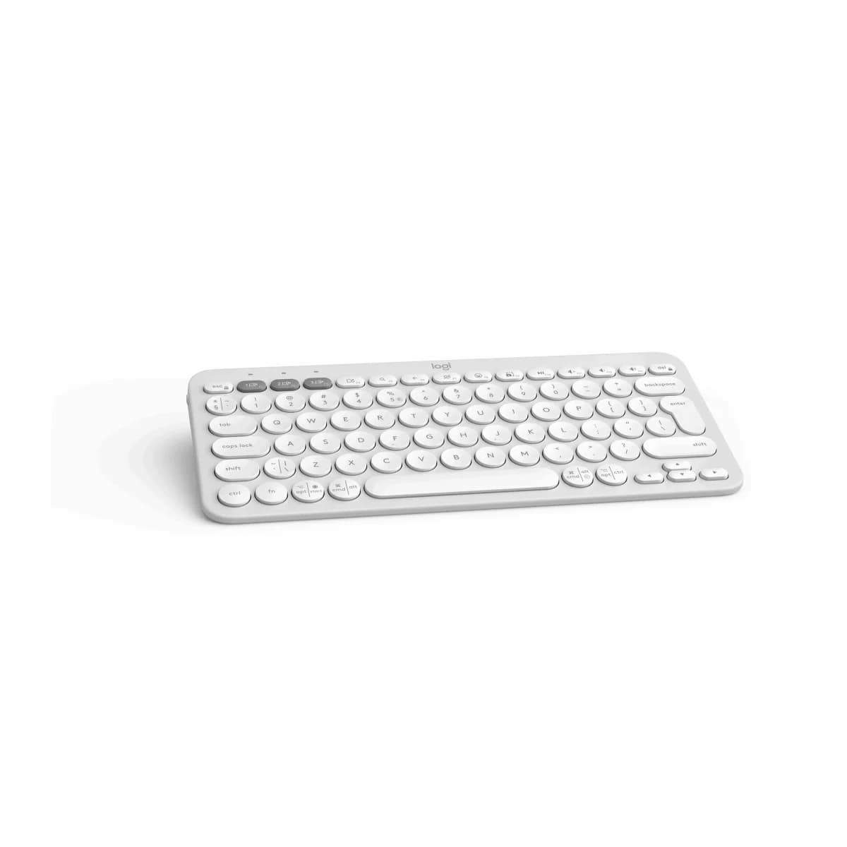 LOGITECH Tastatura Pebble Keys 2 K380s, Bluetooth, Slim, Tonal White, US Layout