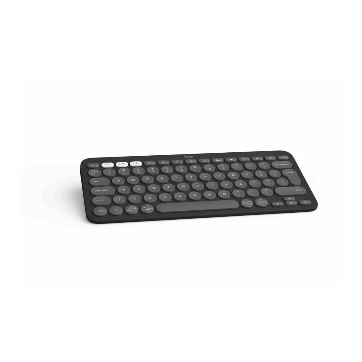 LOGITECH Tastatura Pebble Keys 2 K380s, Bluetooth, Slim, Minimalist, Tonal Graphite, US Layout