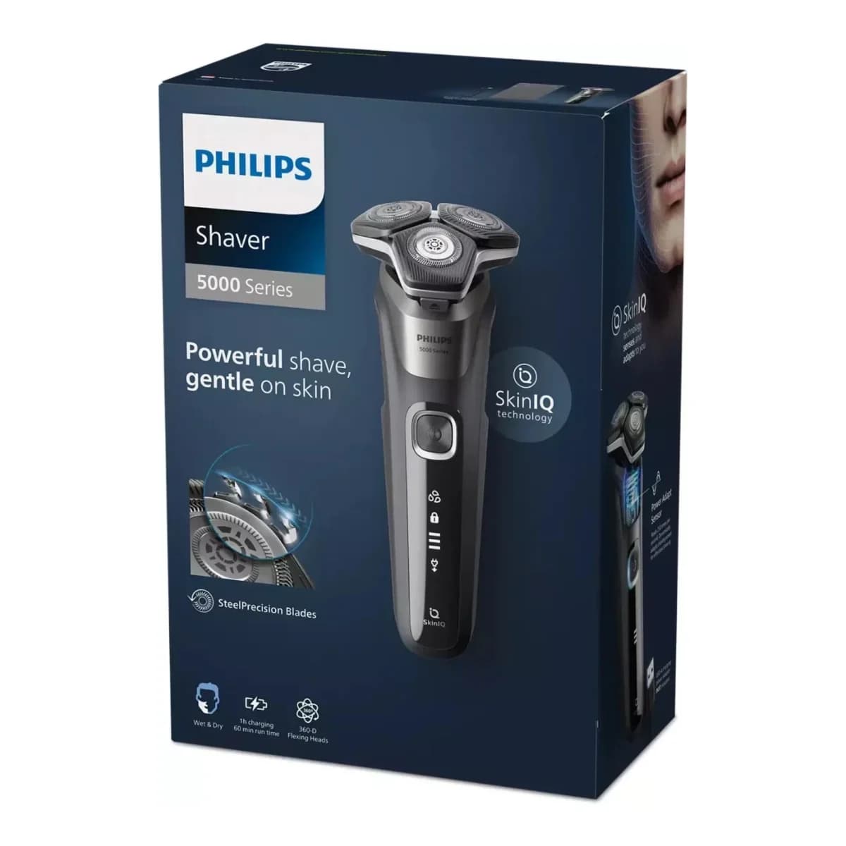 PHILIPS Aparat za brijanje S5887/10, SenseIQ tehnologija, SkinGlide, 60 min rada, Vodootporan