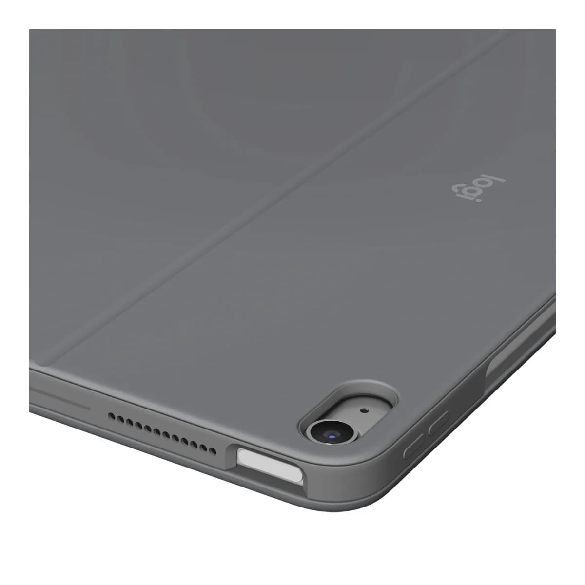 LOGITECH Futrola s tastaturom Combo Touch za iPad Air 13-inch (M2), Oxford Grey, US INT'L layout, Trackpad, Pozadinsko osvjetljenje