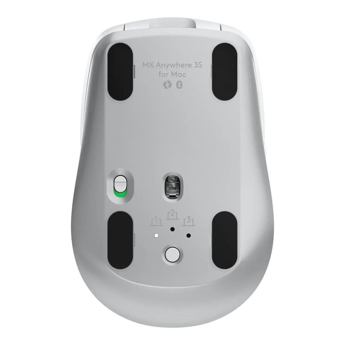 LOGITECH Miš MX Anywhere 3S for Mac, Bežični, Pale Grey, Compact Performance