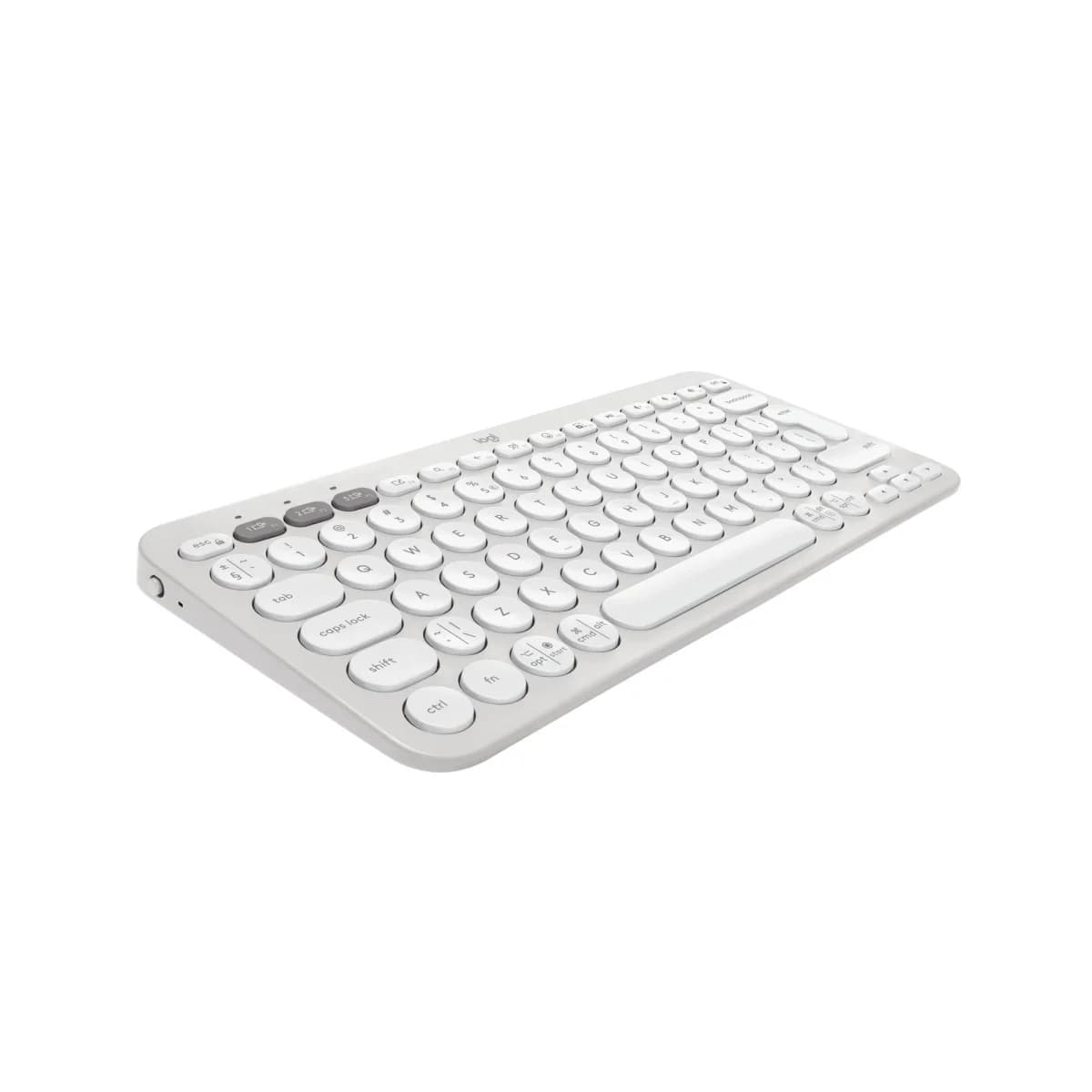LOGITECH Tastatura Pebble Keys 2 K380s, Bluetooth, Slim, Tonal White, US Layout