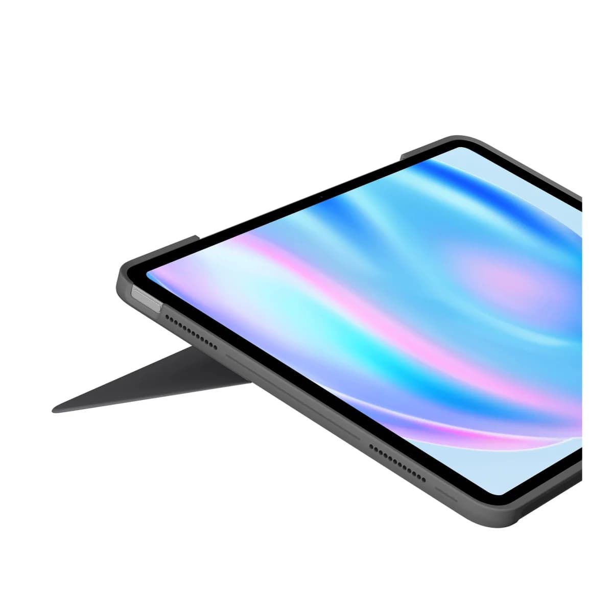 LOGITECH Futrola s tastaturom Combo Touch za iPad Air 13-inch (M2), Oxford Grey, US INT'L layout, Trackpad, Pozadinsko osvjetljenje