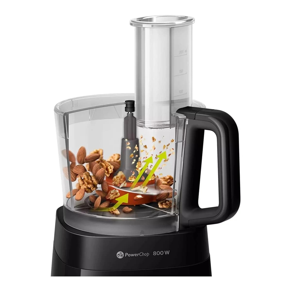 PHILIPS Multipraktik HR7510/10, 800 W, 2 Brzine, Crna boja