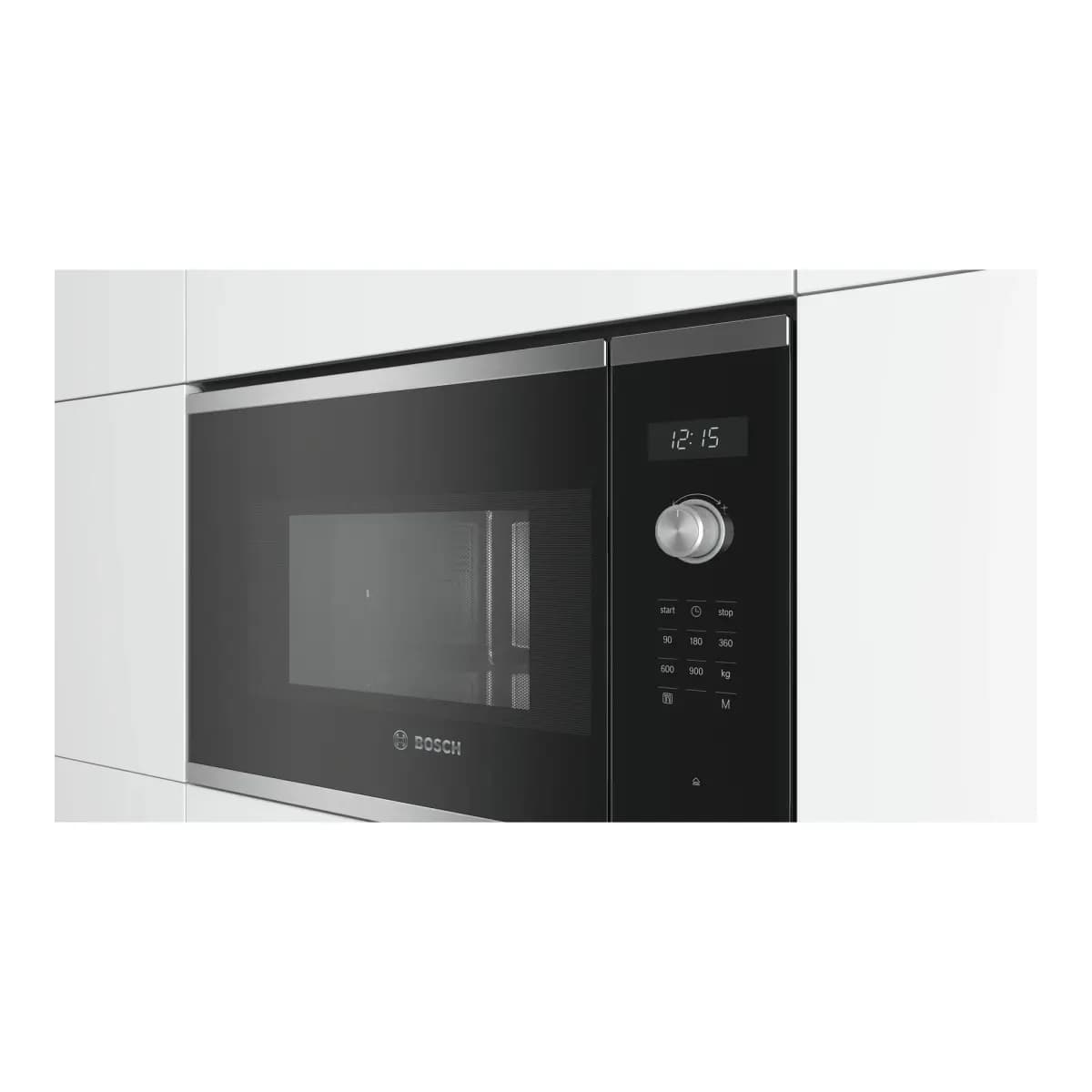 BOSCH Ugradbena mikrovalna pećnica BFL554MS0 Serie 6, 25L, 900W, AutoPilot 7, Inox/Crna
