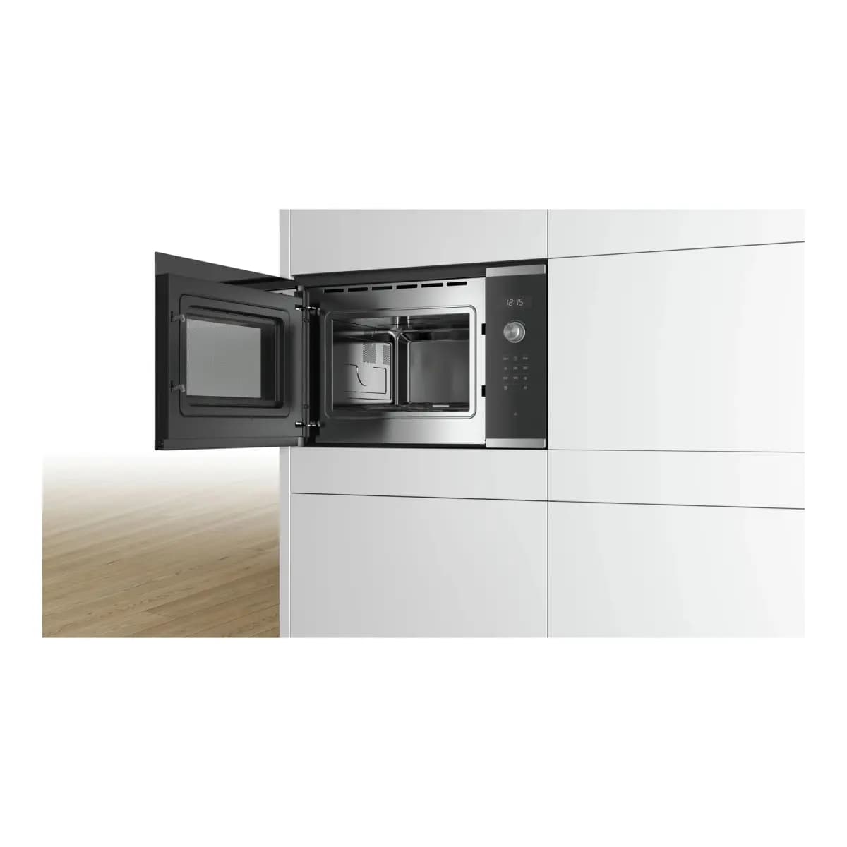 BOSCH Ugradbena mikrovalna pećnica BFL554MS0 Serie 6, 25L, 900W, AutoPilot 7, Inox/Crna