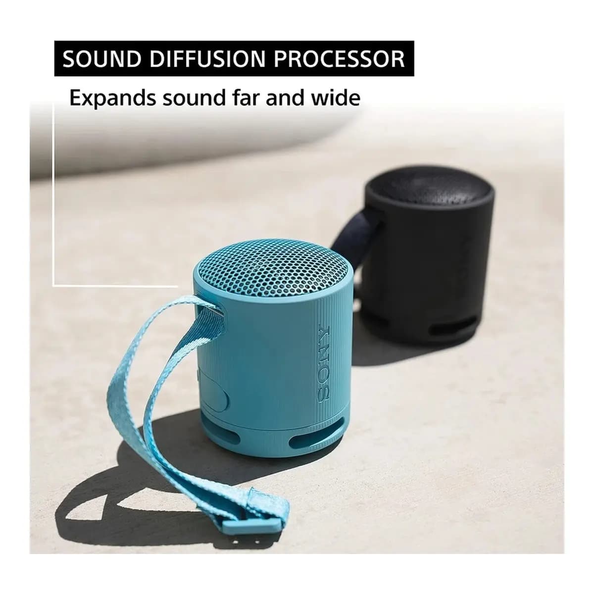 SONY Bluetooth Zvučnik SRS-XB100, Narandžasta, Prijenosni, Vodootporan IP67