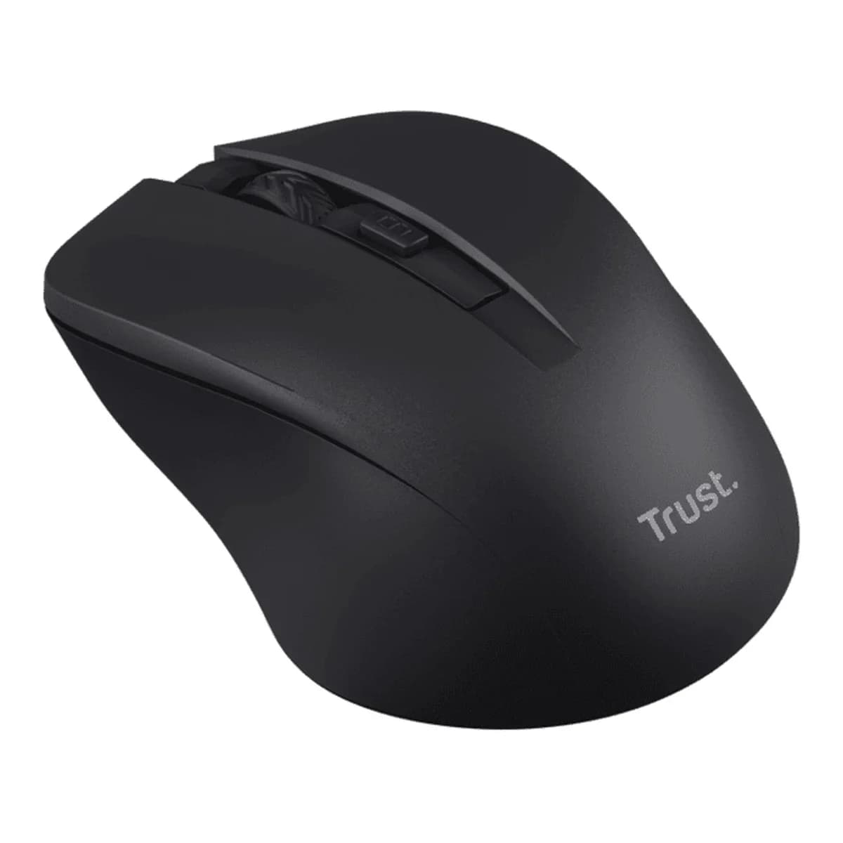 Trust Mydo silent wireless miš,crni, 1000-1800 dpi, objeruke, 4 tipke, tihi