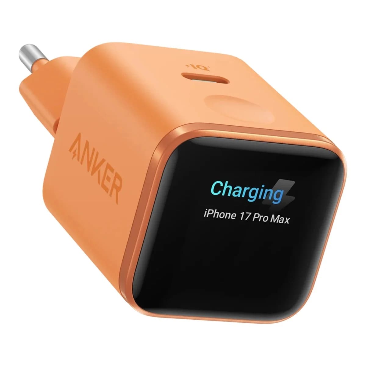 ANKER Punjač Nano Smart Display 45W, GaN tehnologija, iPhone Smart Recognition, Care Mode, USB-C Fast Charging