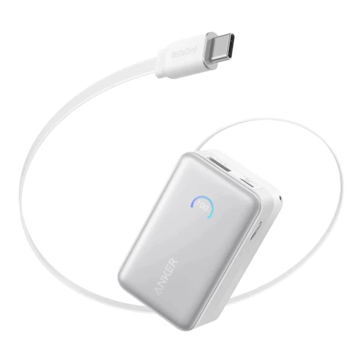 ANKER Power Bank Nano 10K, 45W, Integrisani USB-C kabal 70cm, Smart Display, 1x USB-A, 1x USB-C