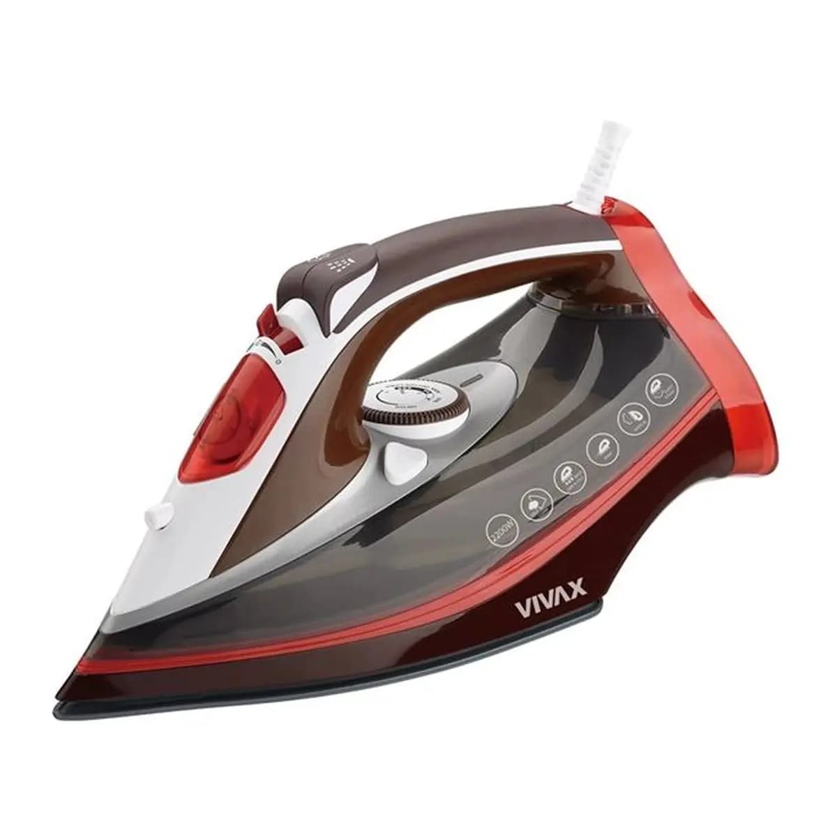 VIVAX Glačalo IR-2201CC, 2200W, Keramička podnica, 360ml, Funkcija protiv kamenca, Samočišćenje