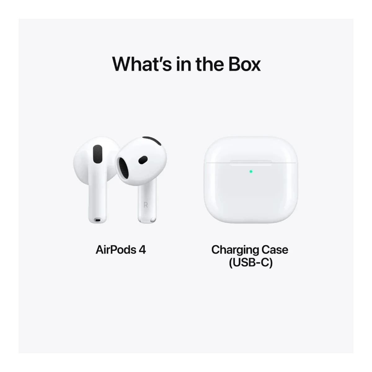 APPLE Slušalice AirPods 4 TWS In-Ear, Bluetooth, Mikrofon, Bijele