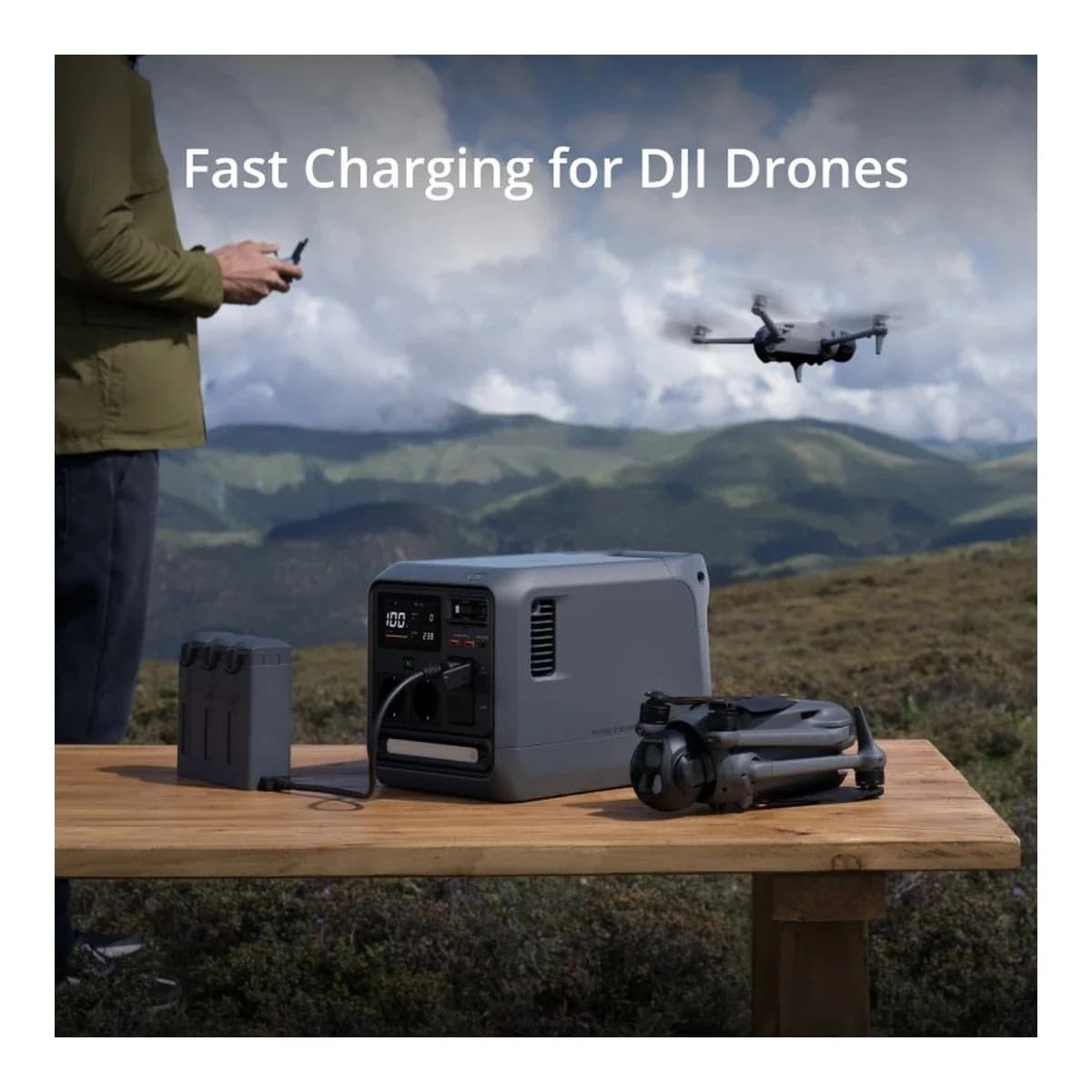 DJI Prijenosna Power Stanica Power 1000 Mini (EU), 1024Wh, 2200W Max AC Output, Brzo Punjenje