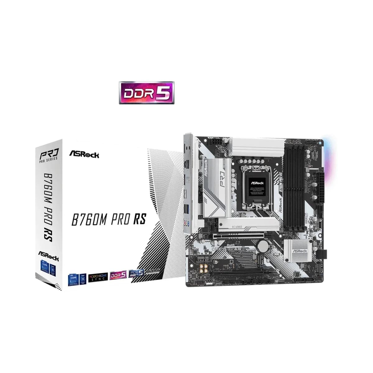 ASROCK Matična B760M PRO RS, LGA1700, B760, DDR5, mATX
