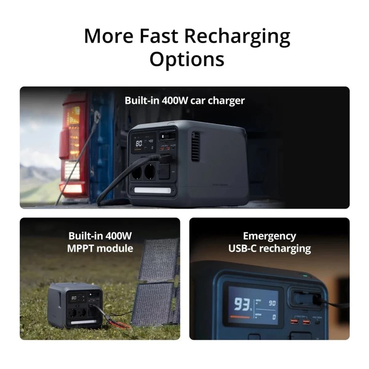 DJI Prijenosna Power Stanica Power 1000 Mini (EU), 1024Wh, 2200W Max AC Output, Brzo Punjenje