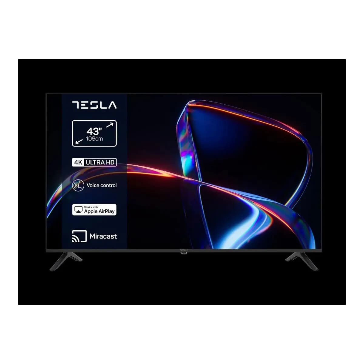 TESLA TV 43" 4K UHD 43H665BUV, Smart TV, VIDAA OS, Miracast, AirPlay