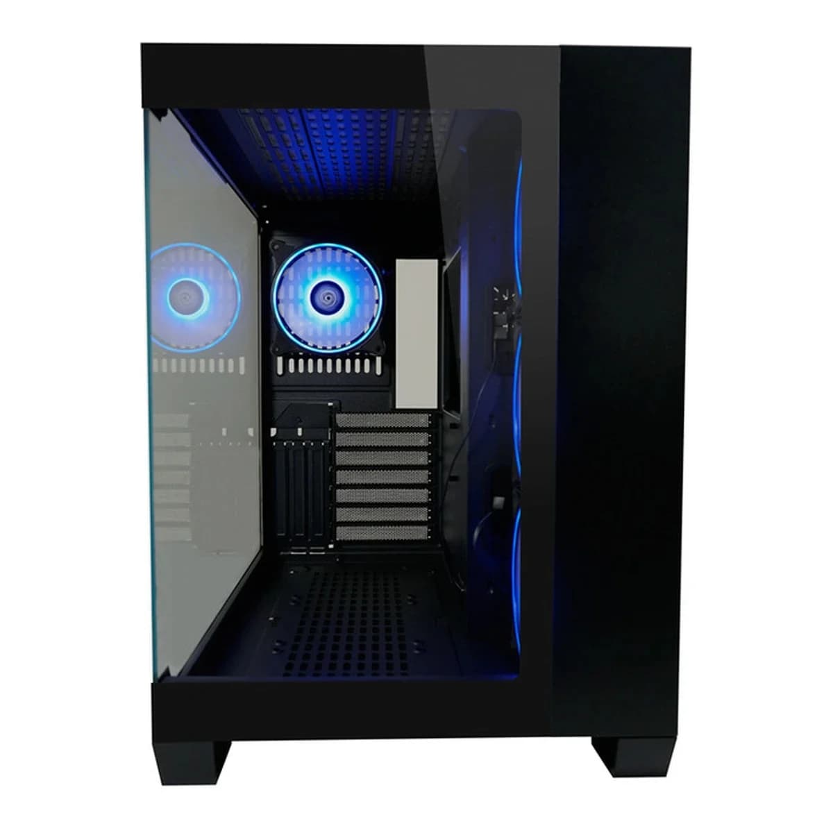 LC POWER Kuciste Gaming 809B, E-ATX, Crno, 4x 120mm ARGB, Kaljeno staklo, USB-C