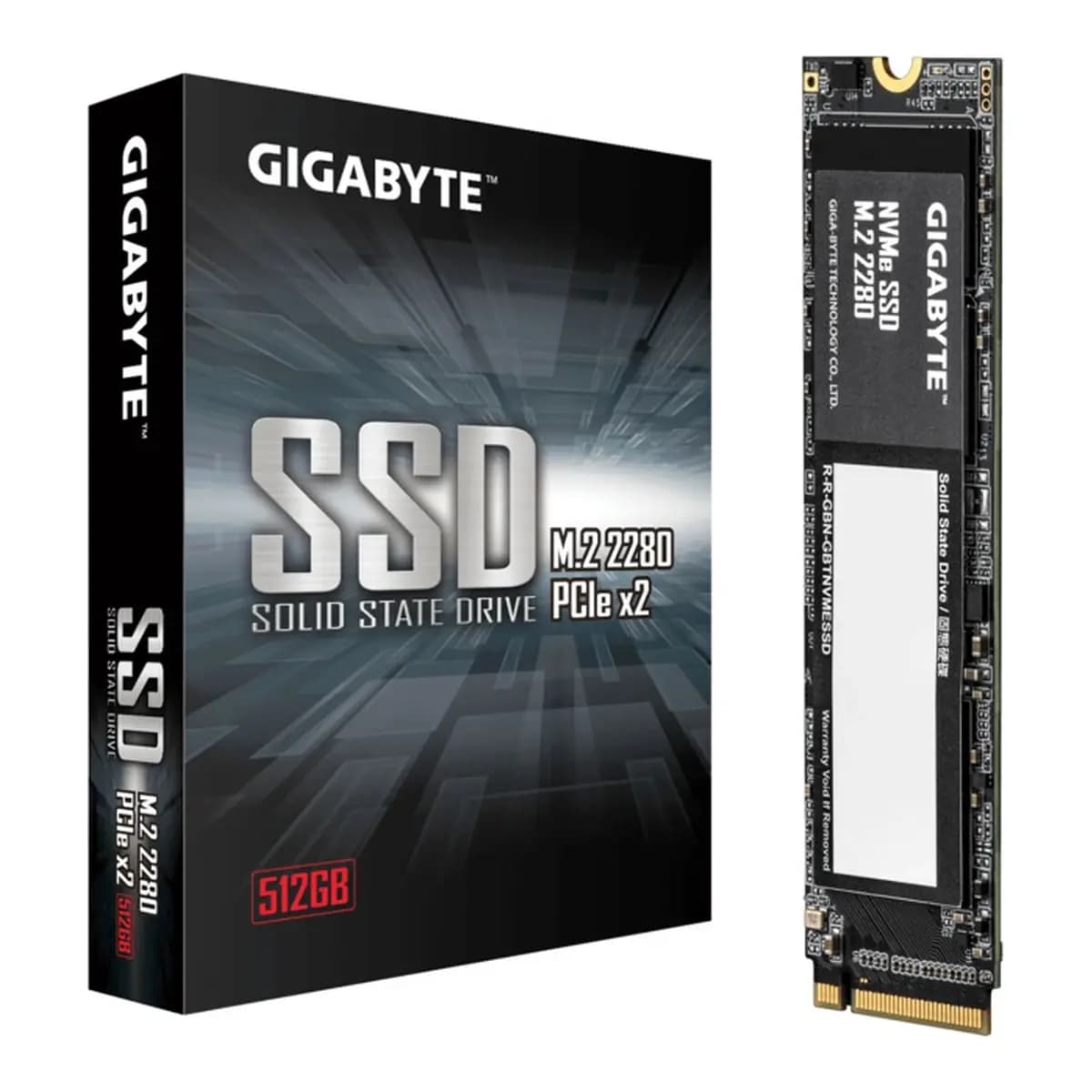 GIGABYTE SSD 512GB NVMe M.2 2280, PCIe 3.0, 1900/1200 MB/s