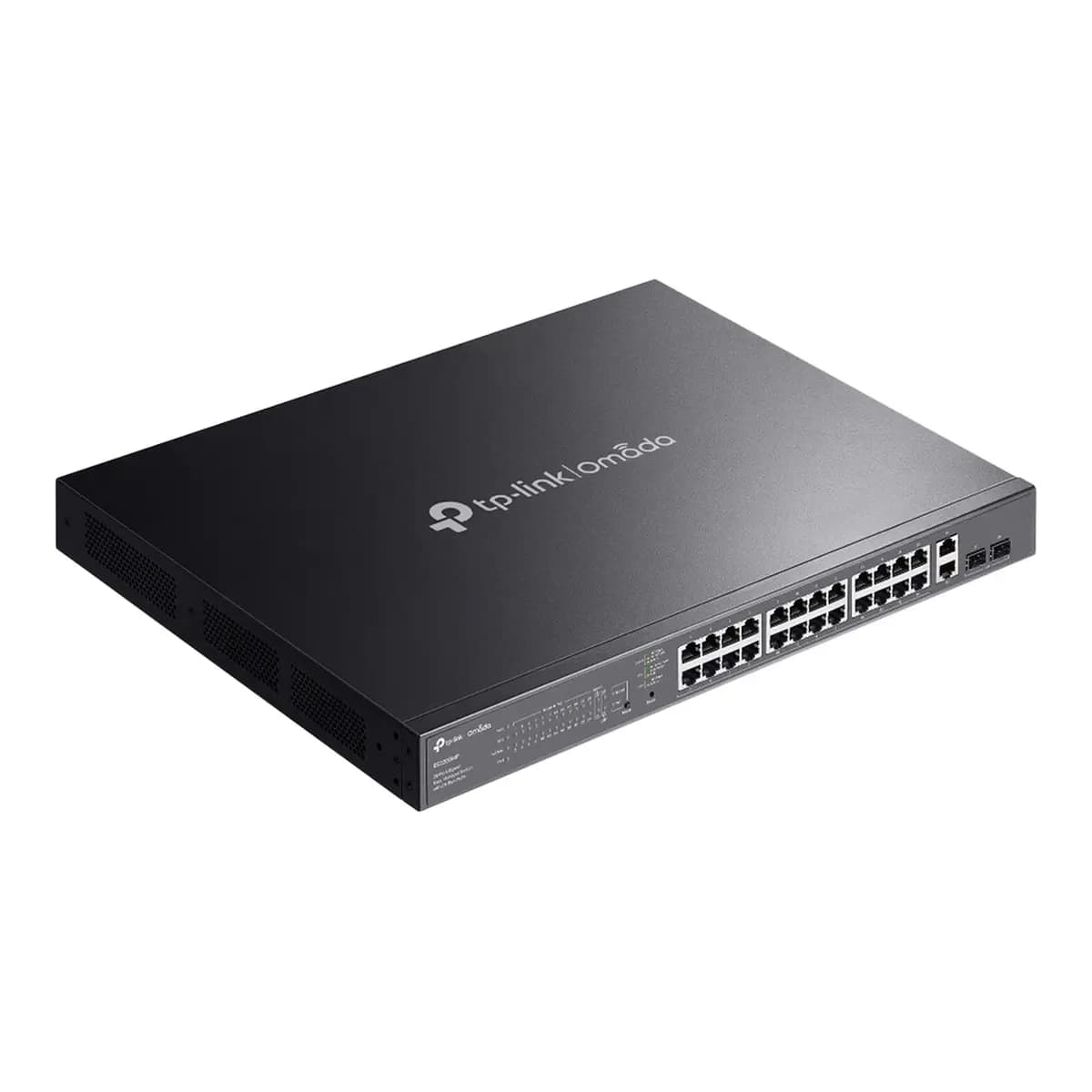 TP-LINK Switch 28-Port Gigabit ES228GMP, Easy Managed, 24x PoE+ 384W, 2x SFP, Rackmount