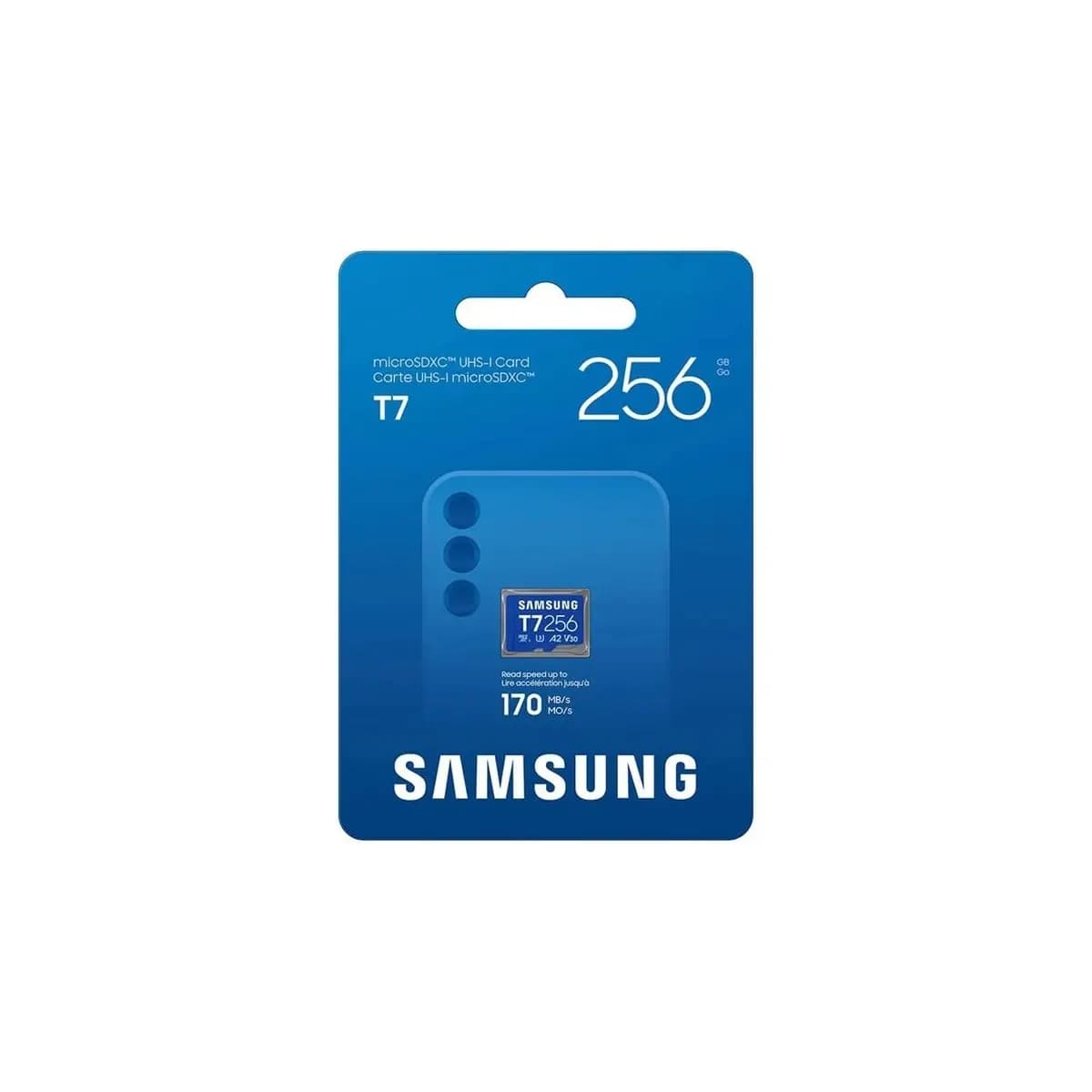 SAMSUNG Memorijska kartica Micro SD 256GB T7, 170MB/s, Garancija 36 mjeseci