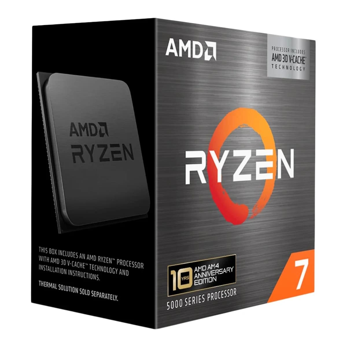 AMD Procesor Ryzen 7 5800X3D, 8C/16T, 3.4/4.5 GHz, AM4, 65W