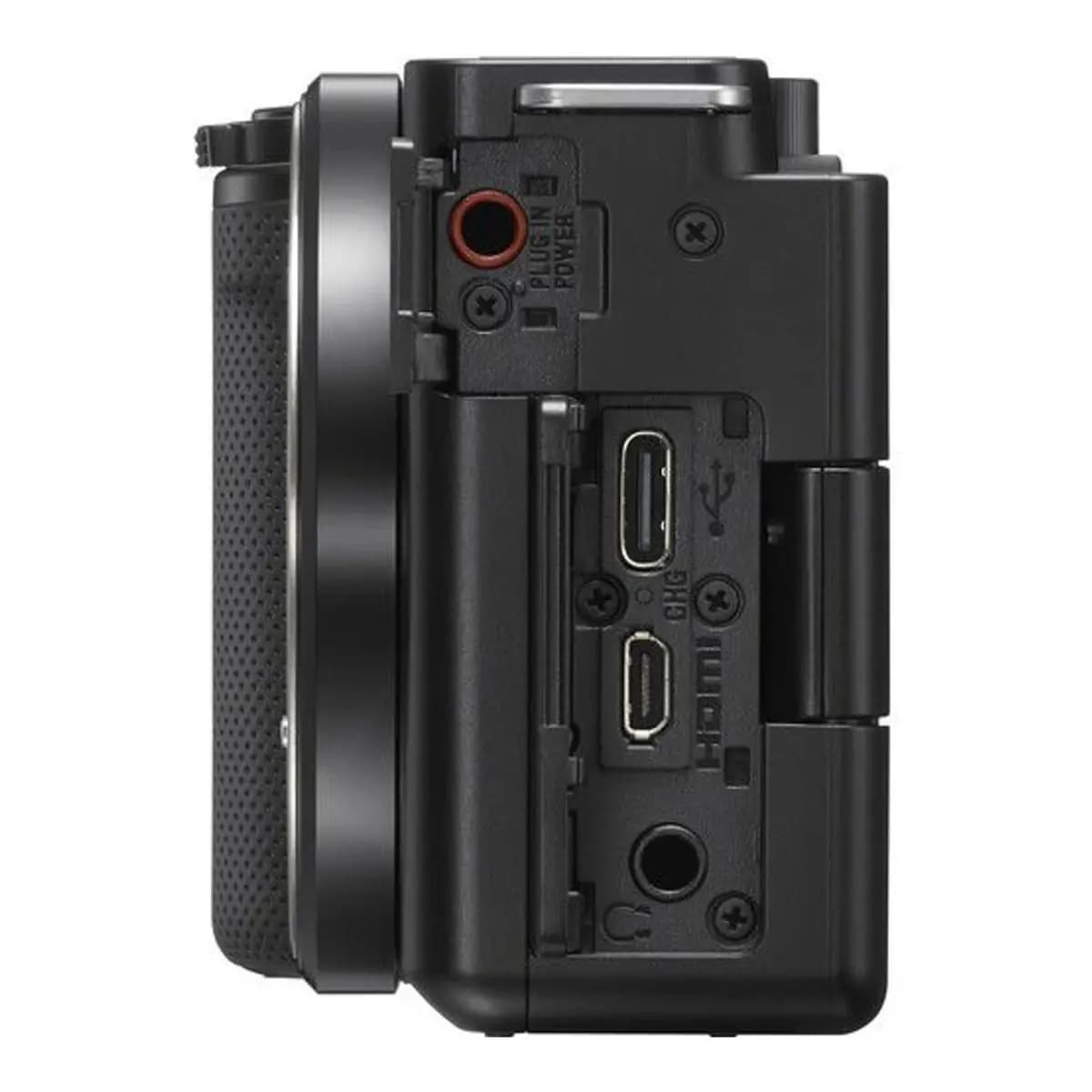 SONY Fotoaparat ZV-E10 + objektiv 16-50mm F3.5-5.6 OSS II, APS-C senzor, 4K snimanje, Automatski fokus, Crni