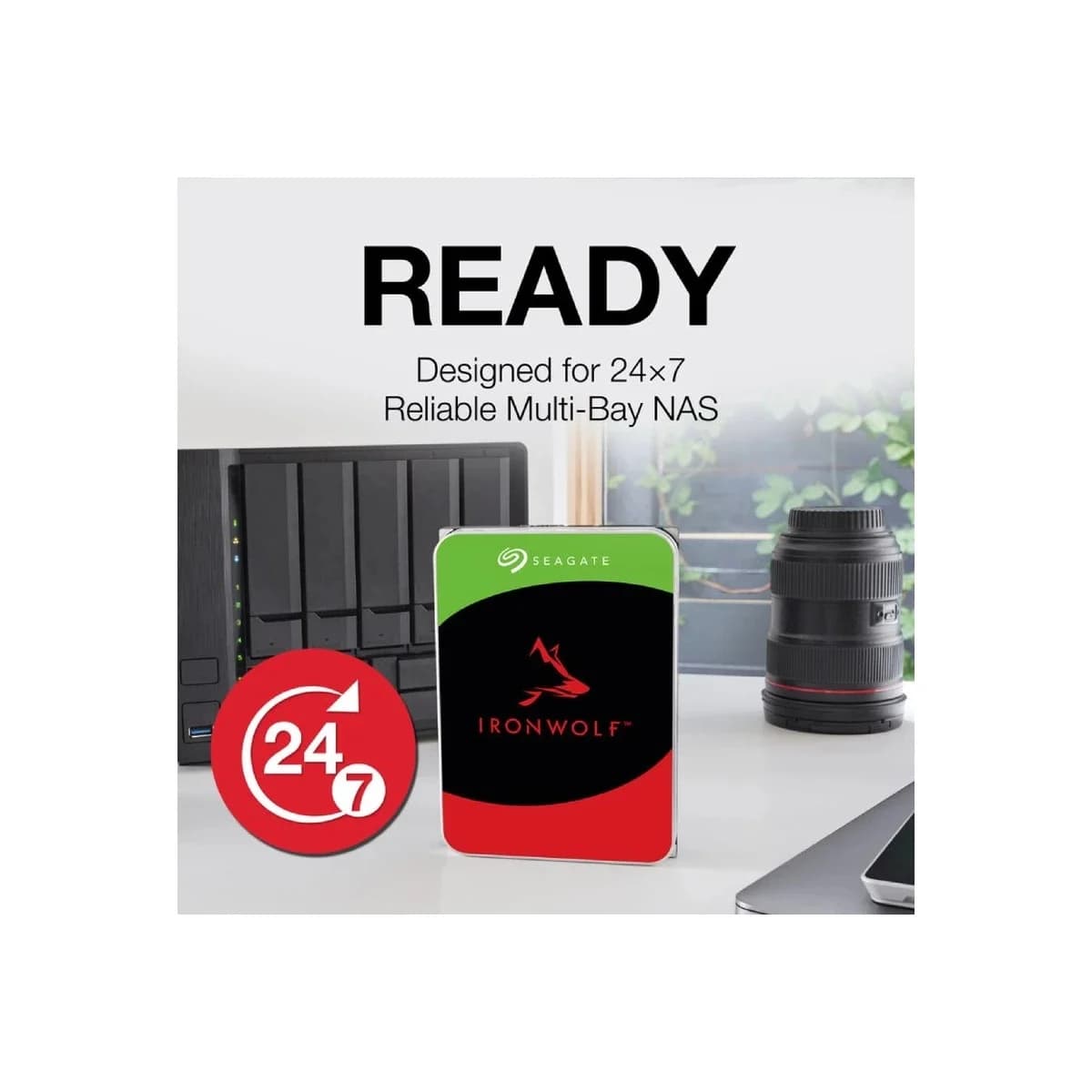 SEAGATE HDD 4TB IronWolf, 5400 RPM, 3.5", SATA III, NAS