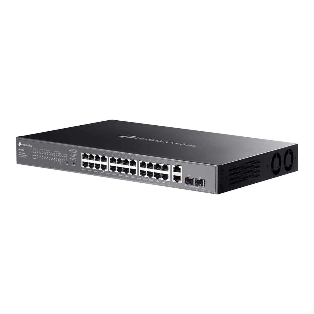 TP-LINK Switch 28-Port Gigabit ES228GMP, Easy Managed, 24x PoE+ 384W, 2x SFP, Rackmount