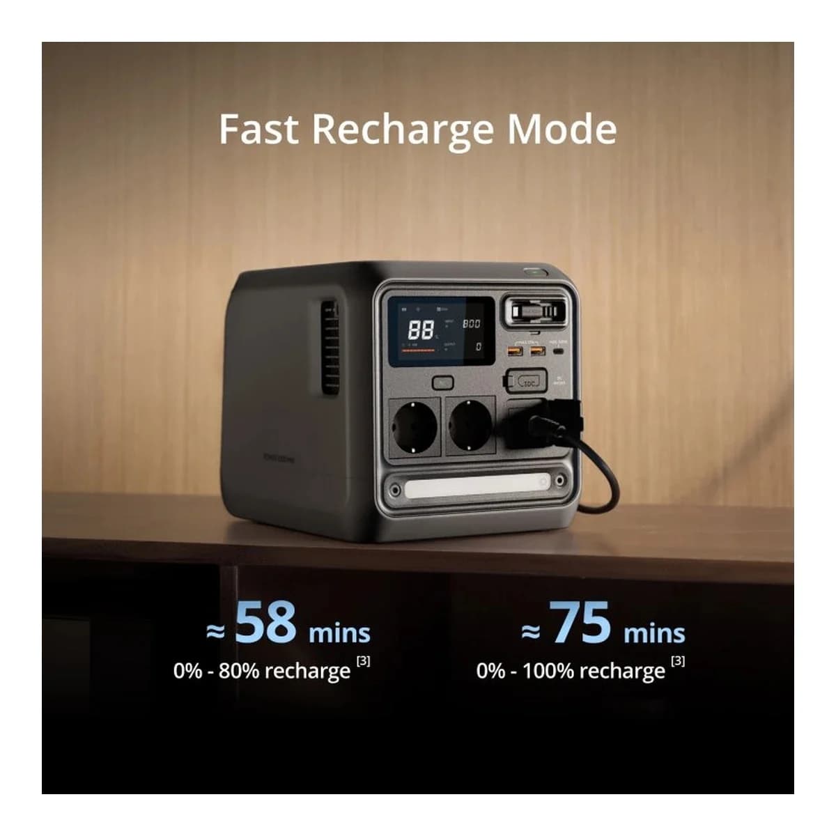 DJI Prijenosna Power Stanica Power 1000 Mini (EU), 1024Wh, 2200W Max AC Output, Brzo Punjenje