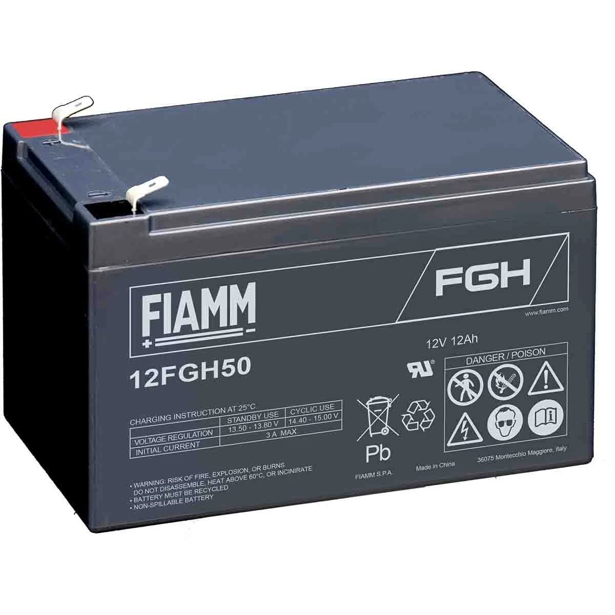 FIAMM Baterija 12Ah 12V 12FGH50