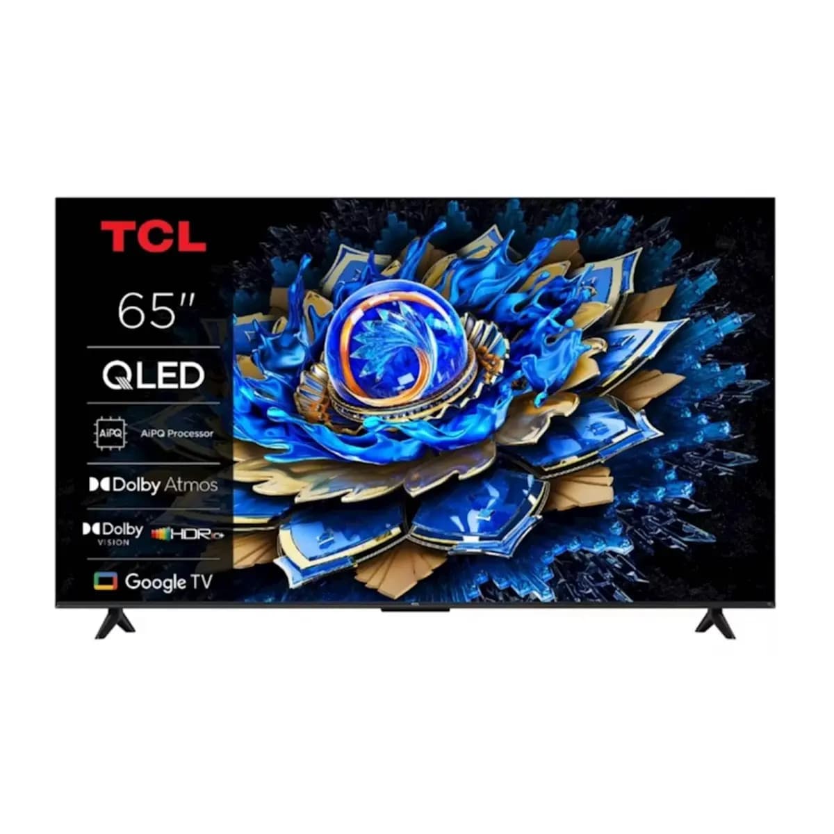 TCL TV 65" 4K QLED 65T69C, Smart TV, Google TV, HDR, Dolby Audio