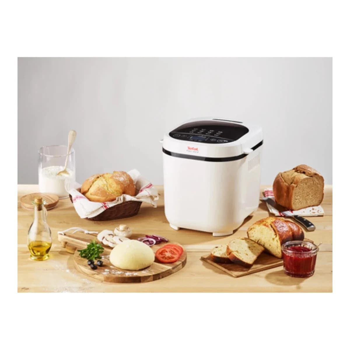 TEFAL Pekač hljeba PF210138, 720 W, 12 programa, 3 postavke težine, Bijeli